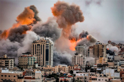 حملات بی‌امان زمینی و هوایی علیه سراسر غزه